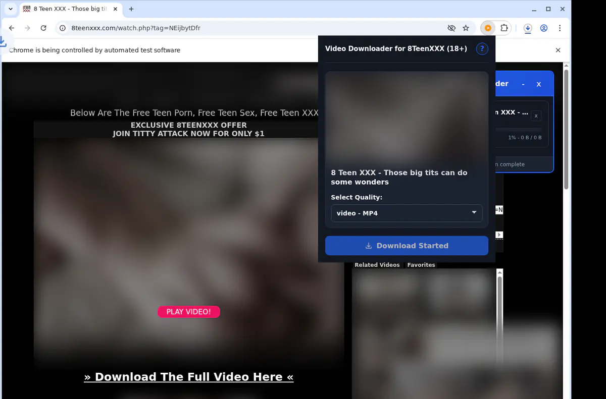 8teenxxx18 Video Downloader screenshot 2