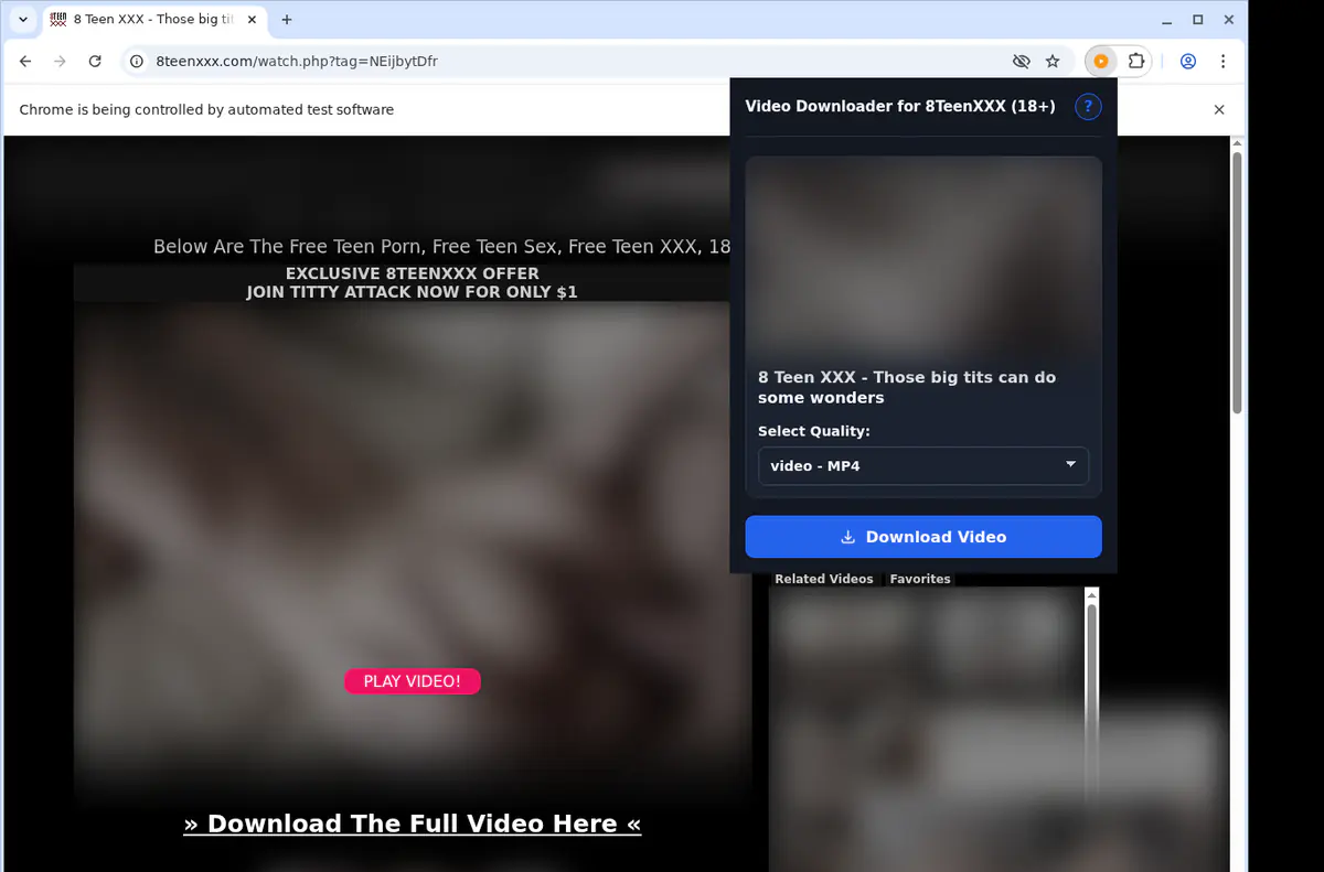 8teenxxx18 Video Downloader screenshot 3