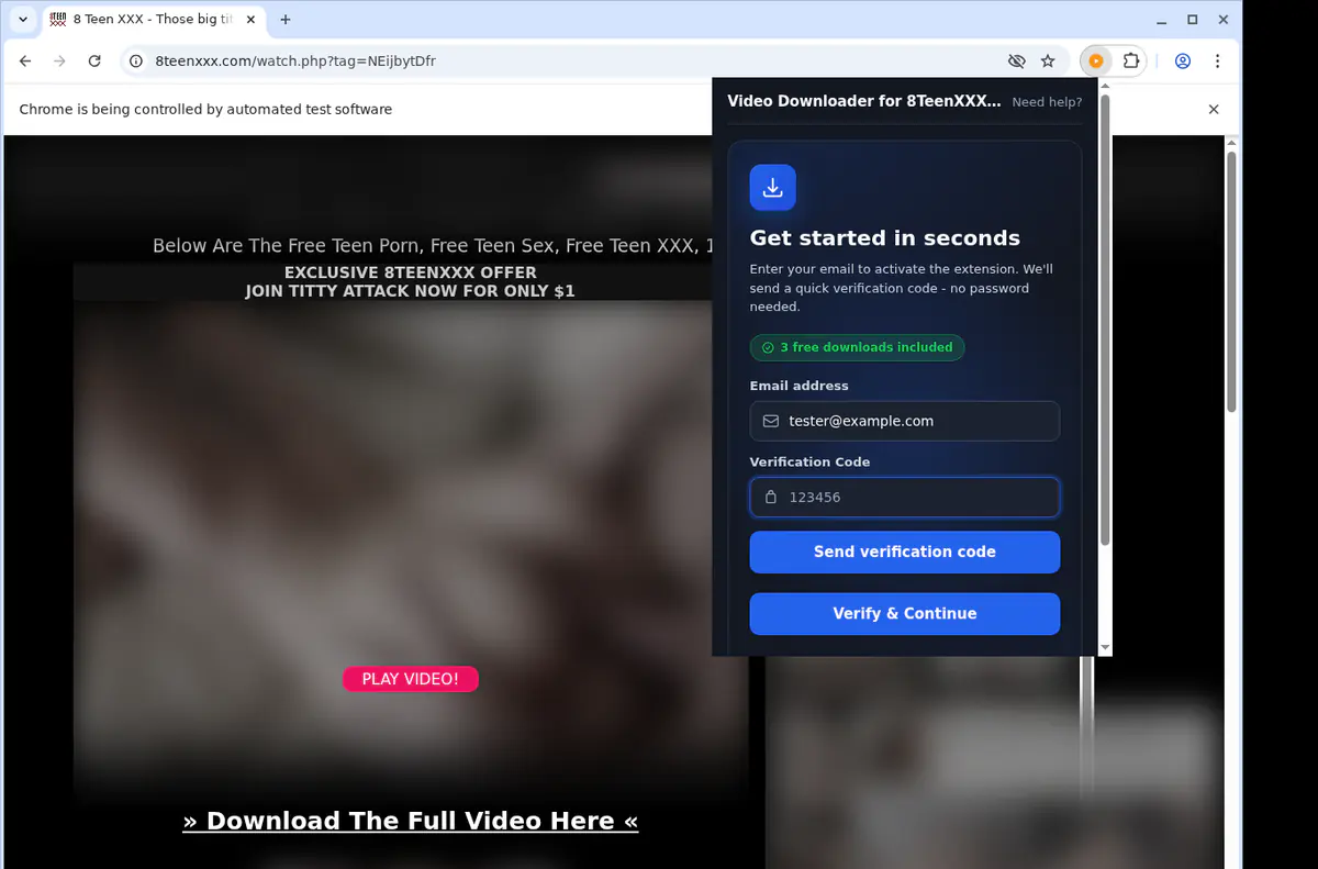 8teenxxx18 Video Downloader screenshot 5
